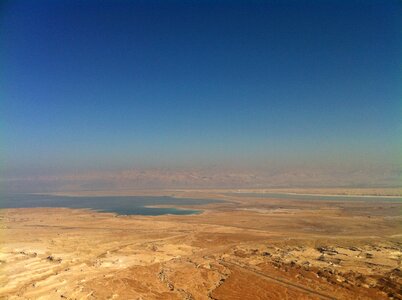 Dead sea salt israel photo