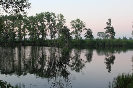 Russia river pond