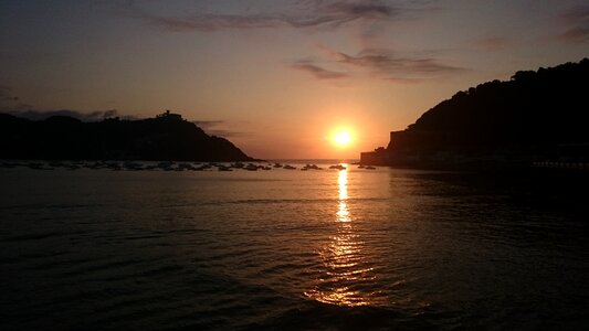 San sebastian promenade spain