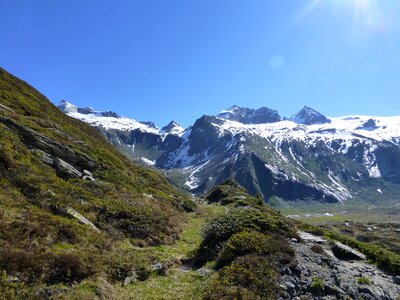 Alpine mountains mountain landscape photo