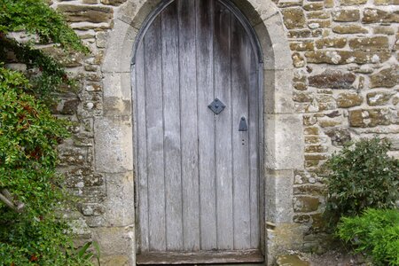 Exterior doorway stone