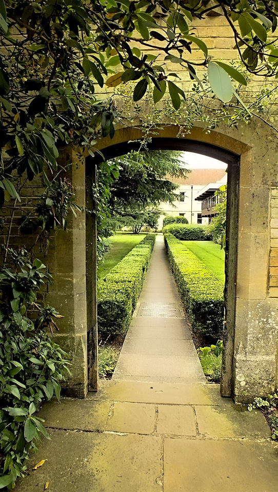 Tourism vacation courtyard