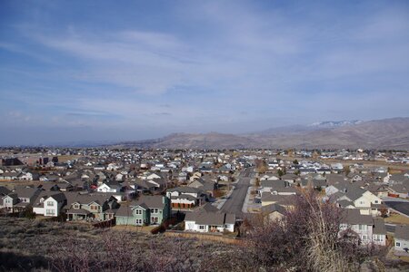 Homes subdivision landscape photo