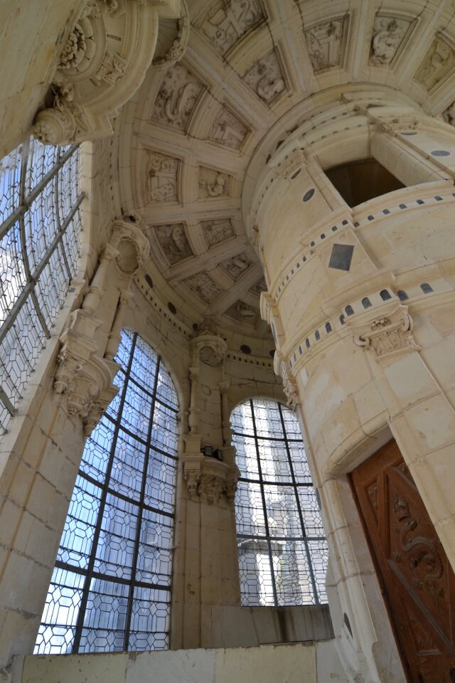 Royal staircase château de chambord france