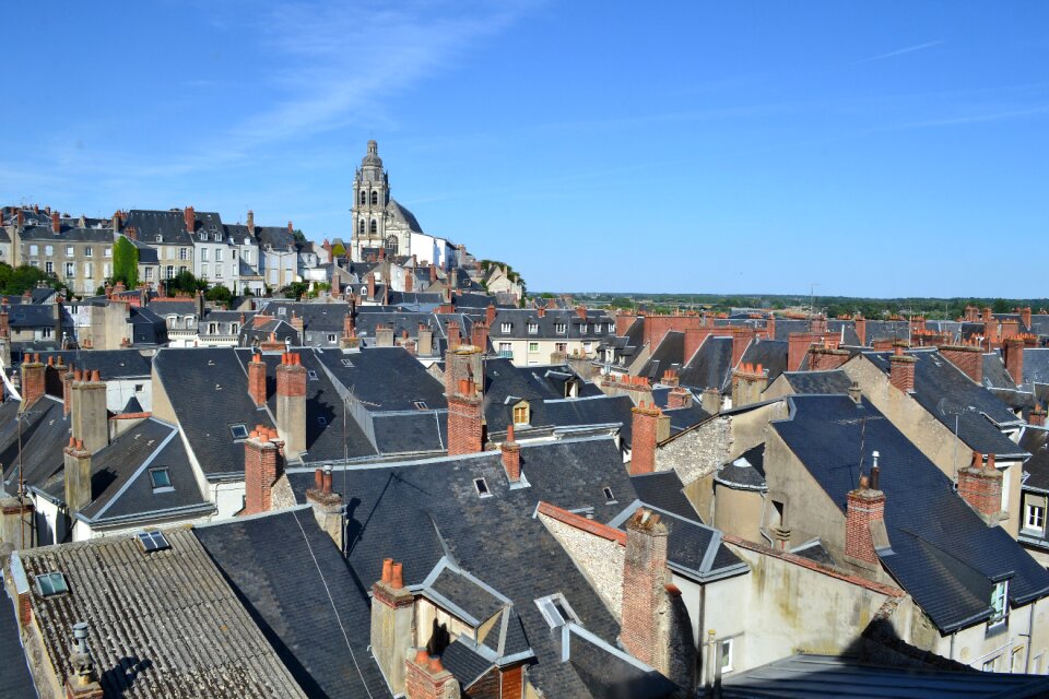 Slate roof blois church