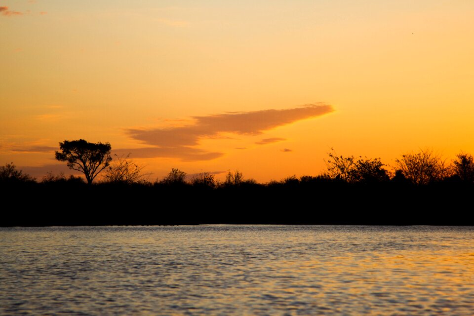 Orange landscape costa del sol