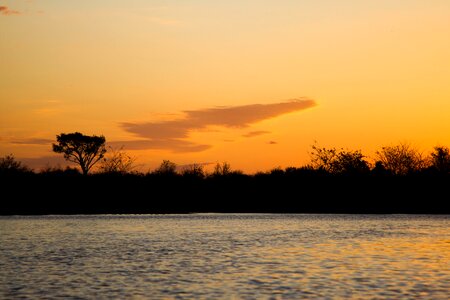 Orange landscape costa del sol photo