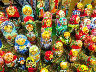 Matrioshkas folklore market