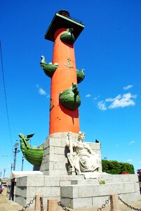 Rostral column st petersburg port