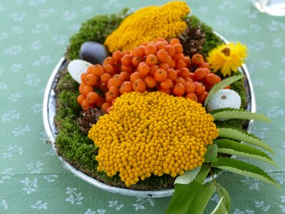 Decoration deco floral arrangement photo