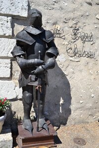 Helmet plastron spalliere