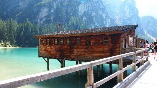 Mountains water braies