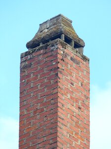 Fireplace bricked brick
