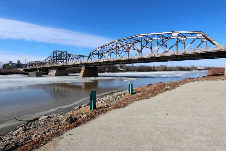 Red river spring icy