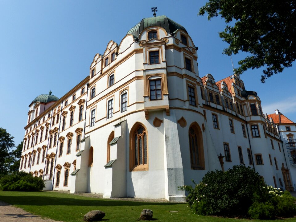 Castle palace facade