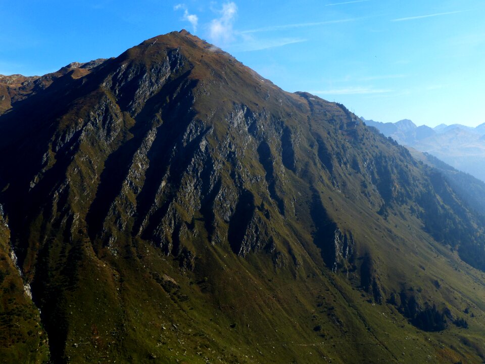 Gotthard pass view alpine