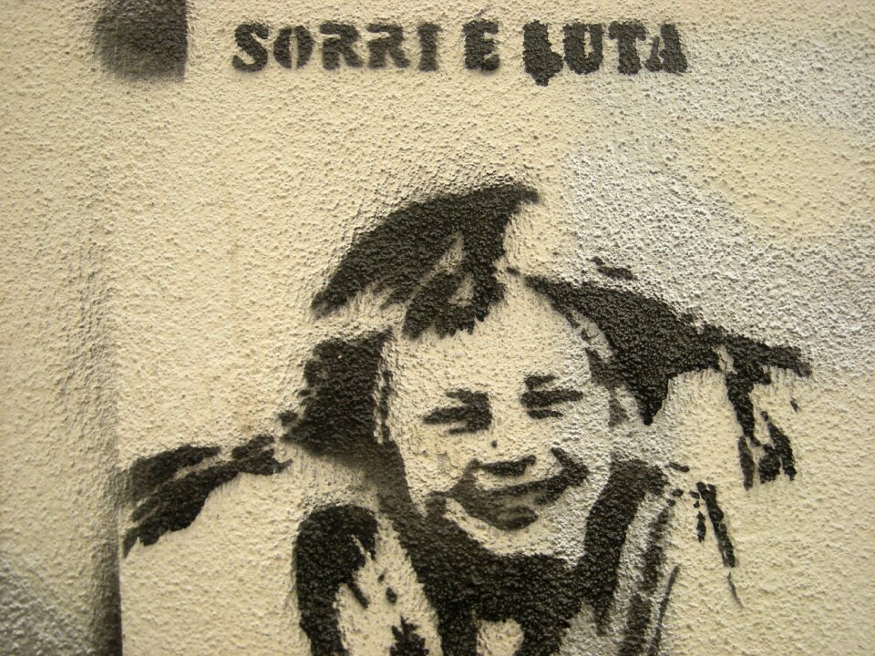 Wall brown child