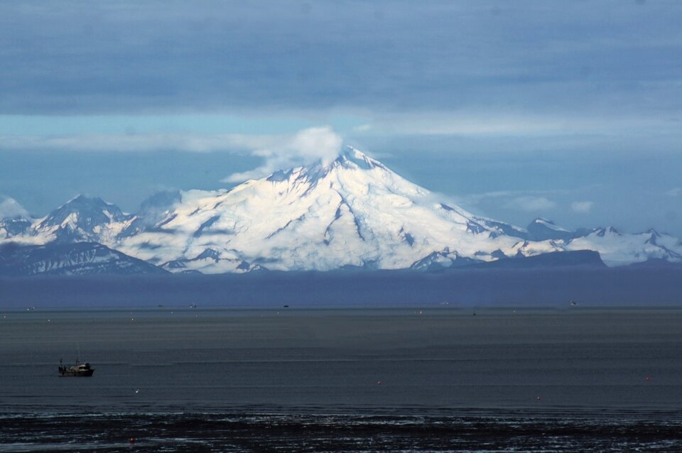 Volcano alaska landscape