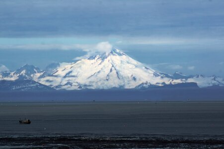 Volcano alaska landscape photo