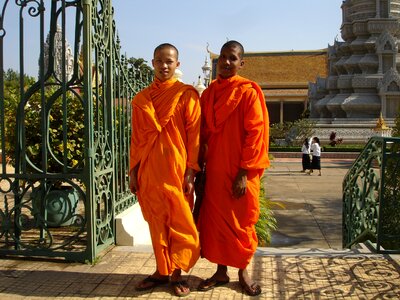 Buddhism monastery faithful