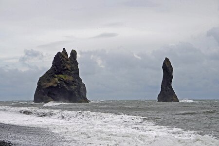 Iceland black beach reynisdrangar