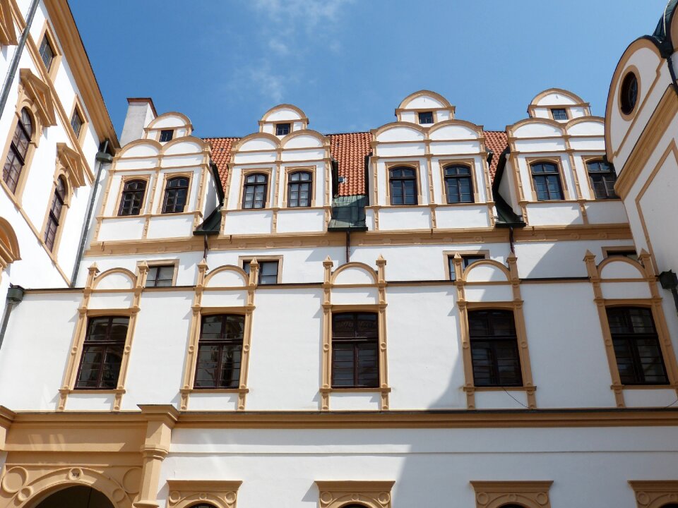 Castle palace facade