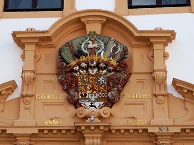 Castle palace facade