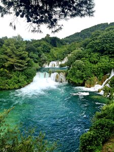 Dalmatia waterfalls nature river photo