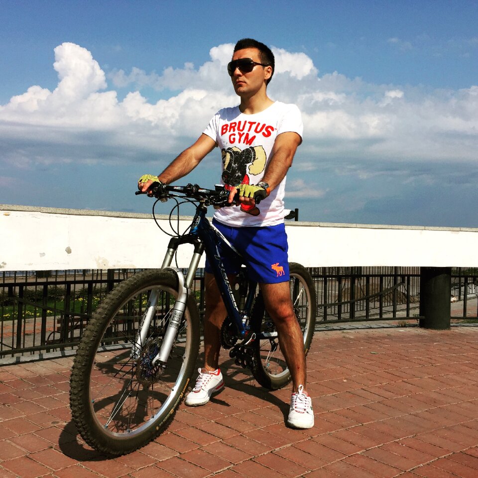 Summer blue sky sky