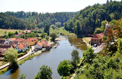 Village south bohemia bechyně photo