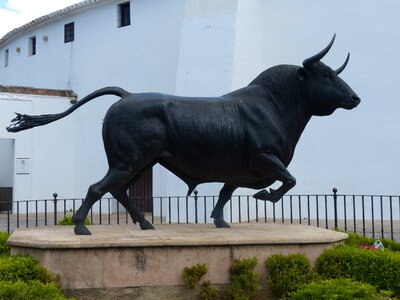 Ronda bullring statue