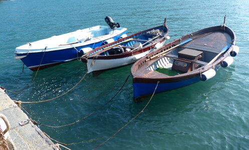 Fishing boats port porto venere