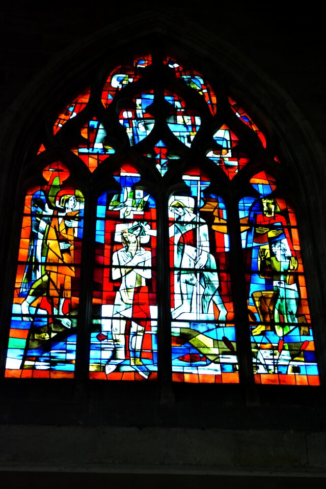Catholic window bordeaux