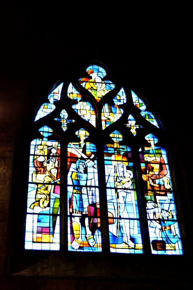 Catholic window bordeaux