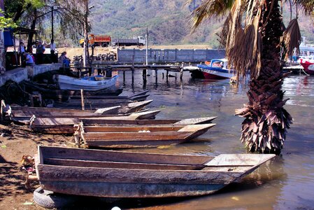 Guatemala atitlan pier photo