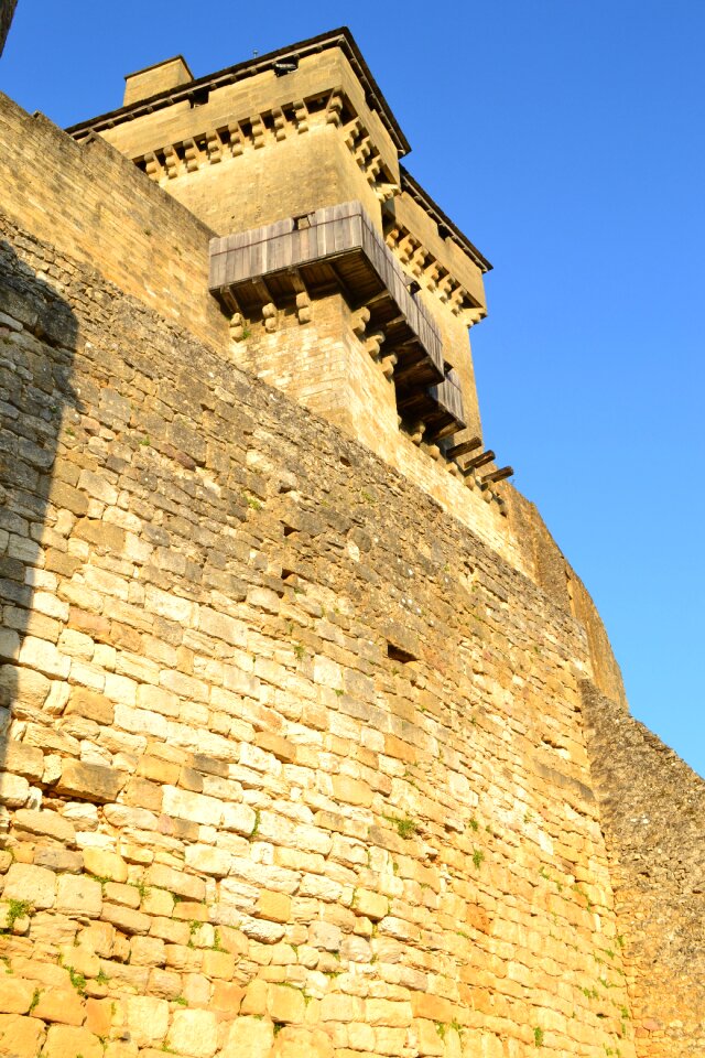 Dordogne château de castelnaud castle wall