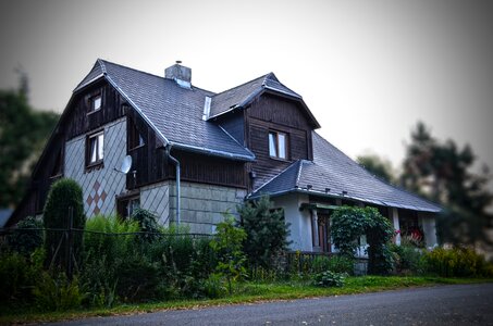 Building trees old house