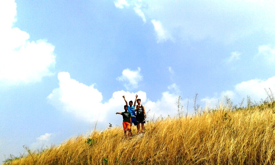 The sky is blue the sky nature
