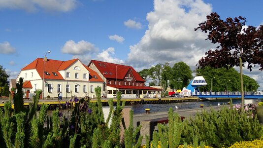 Darłowo clouds building