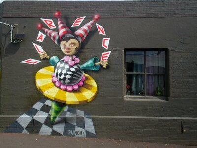 Wall artistic urban