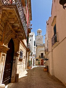 Flowers mediterranean entrance photo