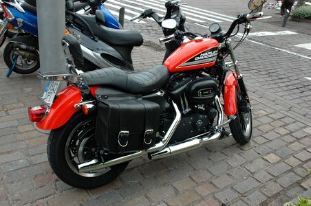 Motorcycle davidson motorbike photo