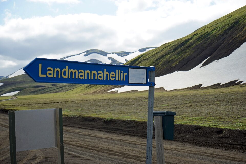 Landmannahellir iceland shield