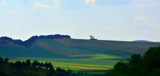 Landscape vista mountains photo