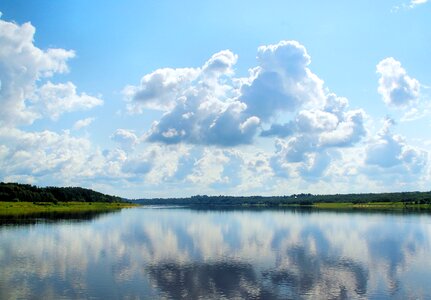 River landscape infinite
