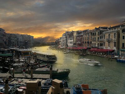 Sky water venice