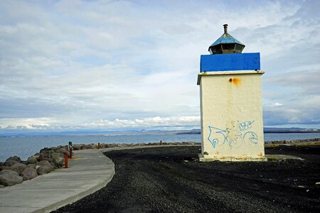 Iceland promenade coast