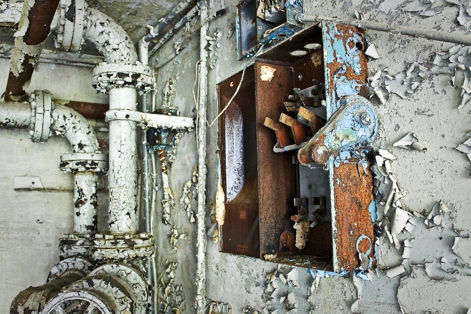 Wall retro antique