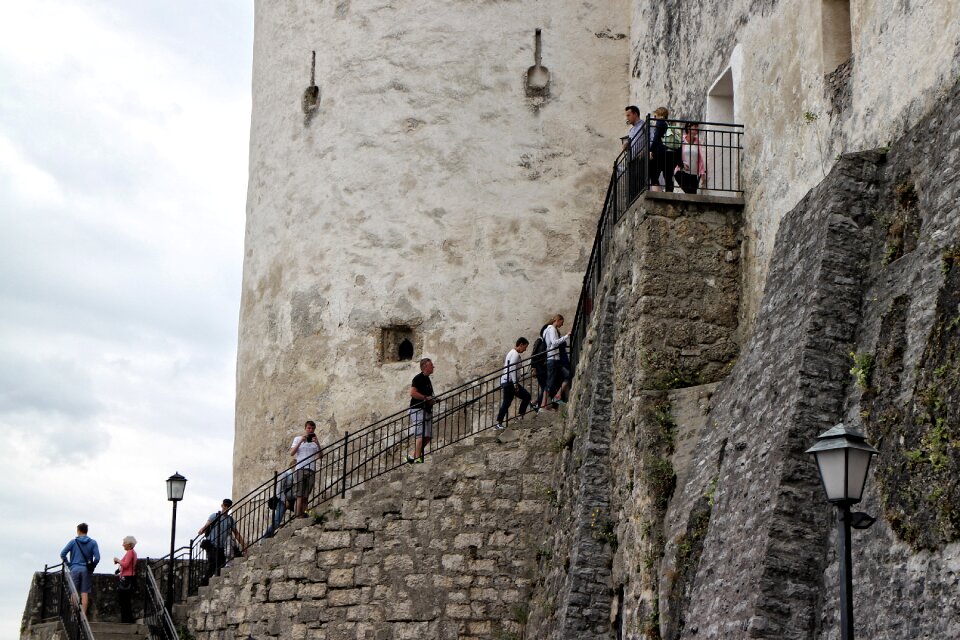 Personal stone stairway walk