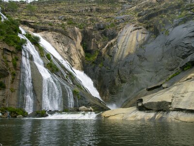 Waterfall river landscape photo